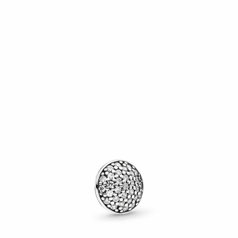 Pandora Australia Dazzling Droplet Petite Locket Charm - Sterling Silver | KEPLUI596